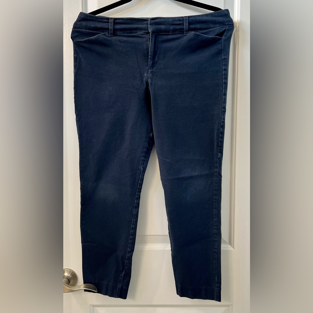 Old Navy Pixie Crop Pants in Blackjack; Size 10